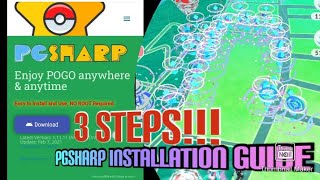 PGSHARP INSTALLATION GUIDE in 5 minutes || 3 STEPS HACKING|| POKÉMON GO