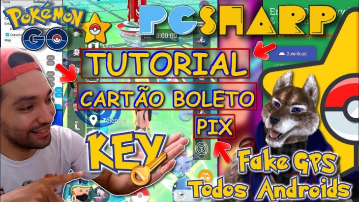 PGSHARP COMO COMPRAR KEY PELO CARTÃO BOLETO PIX TUTORIAL COMPLETO | POKEMON GO FAKEGPS TODOS ANDROID