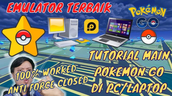 TUTORIAL TERBARU MAIN POKEMON GO PGSHARP DI KOMPUTER/LAPTOP | PAKE EMULATOR INI DIJAMIN LANCAR JAYA🔥