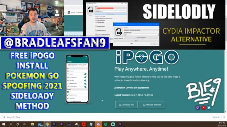 Free iPOGO Install Tutorial – SIDELOADY METHOD – Pokémon GO Spoofing 2021