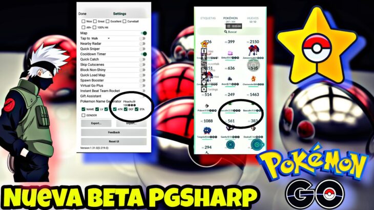 🚨Nuevo Generador de nombres en PGSharp🚨 Nueva BETA Oficial PGSharp Pokémon Go
