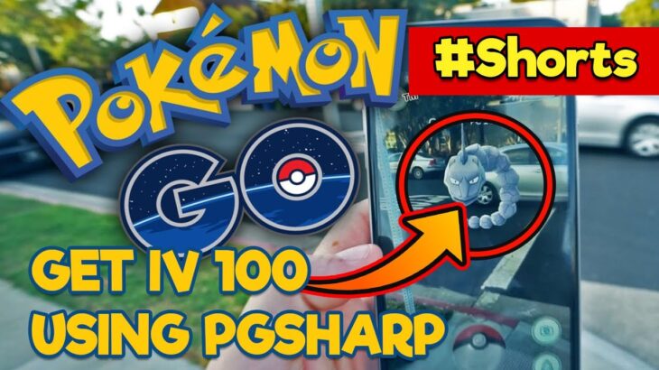 How catch pokemon IV 100 using PGSharp – Pokemon go tips #shorts