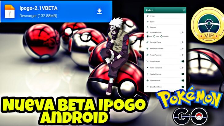🚨Nueva Actualización BETA Ipogo🚨Joystick Pokémon Go 2022