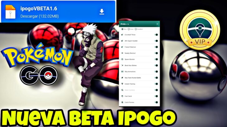 🚨Nueva Actualización BETA Ipogo🚨Joystick Pokémon Go 2022