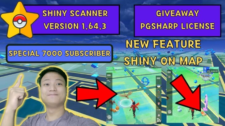 PGSHARP UPDATE 1.64.3 🔥 SHINY SCANNER RELEASED ❗ GIVEAWAY PGSHARP LICENSE SPECIAL 7000 SUBSCRIBER