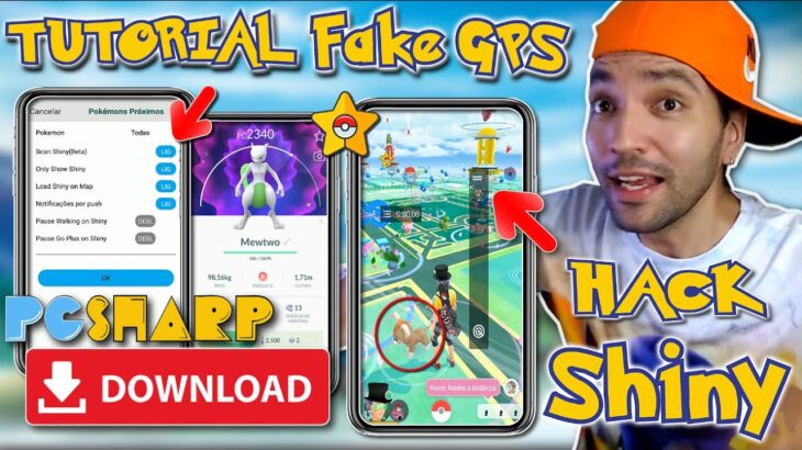 TUTORIAL COMPLETO Download e INSTALAÇÃO Fake GPS JoyStick Para Pokémon GO Hack SHINY SCANNER PgSharp