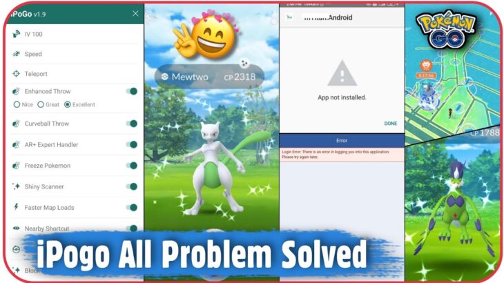 iPogo All Problem Solved | iPogo Install/login problem solved | How To Use iPogo in Android