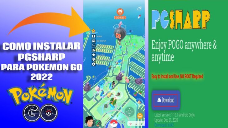 COMO INSTALAR PGSHARP EN POKEMON GO 2022  – ACTUALIZADO 😎 – ABRIL 2022