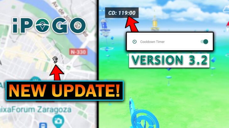 IPOGO Version 3.2 New Beta Update | Get Cooldown Timer And New Map Update in IPOGO Android Version