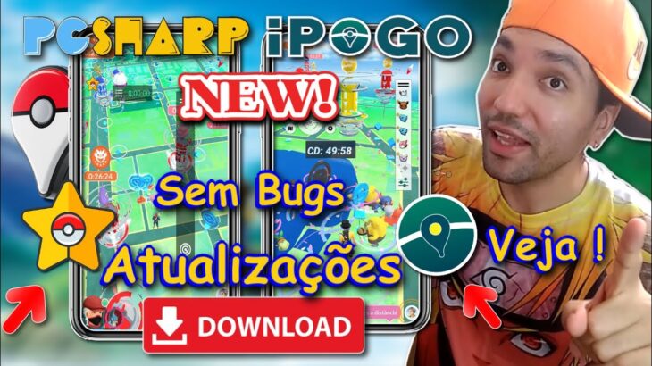 NÃO Fique De FORA ! Nova ATUALIZAÇÃO PgSHARP e iPOGO ANDROID Sem BUGs Pokémon go Hack Shiny FAKEGPS