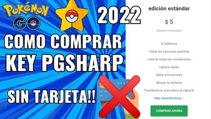 COMO COMPRAR KEY PGSHARP SIN TARJETA 2022 ✈️🔥 POKEMON GO 🇵🇪🇲🇽