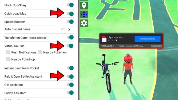 How to use PGSharp Standard key feature for free | pgsharp useful feature for free | Pokemon go