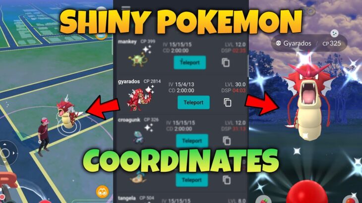 Pokémon Go Unlimited Shiny Pokemmon Nest Coordinates | Pokemon Go Best