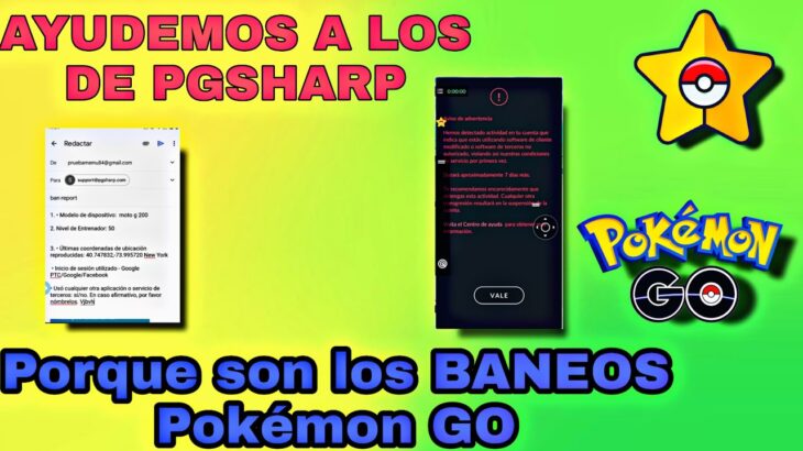 🚨AYUDEMOS A PGSHARP🚨porque son los BANEOS PGSharp Pokémon GO deja tu granito de Arena😊