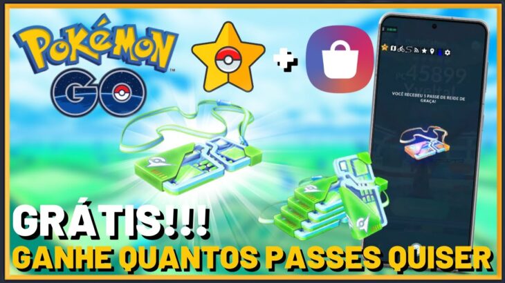 FIZ 52 PASSES EM UM DIA!! COMO PEGAR PASSES DE REIDE GRATUITOS | POKÉMON GO