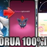 TRUCO Como CONSEGUIR ZORUA 100%IV ASEGURADO !! Metodo Infalible Pokemon GO (Radar WeCatch) Android