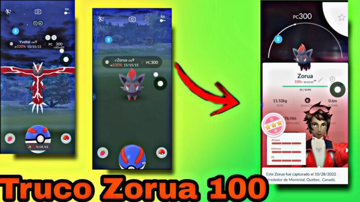 🚨TRUCO Como Conseguir a ZORUA 100% Garantizado🚨 PGSharp Pokémon GO