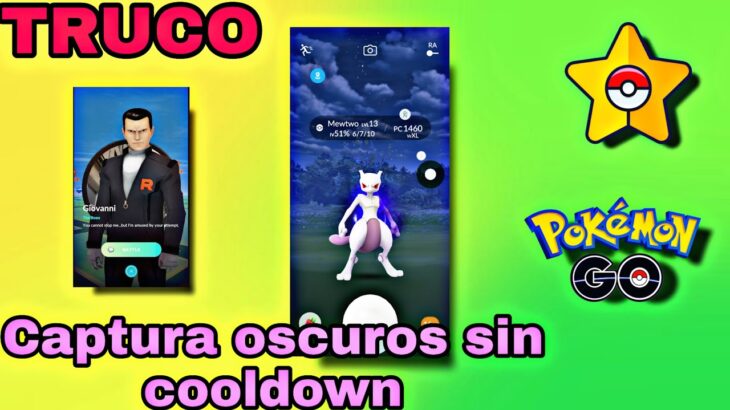 🚨APROVECHA🚨TRUCO Capturar Pokémon oscuros sin tiempo de cooldown PGSharp Pokémon GO