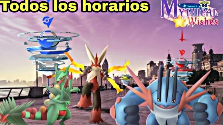 🚨LLEGAN Las MEGA INCURSIONES De HOENN🚨Todos los horarios PGSharp Pokémon GO