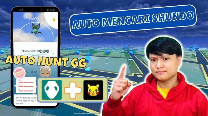 CUMAN 2 MENIT DAPAT SHINY IV 100 ! ! INI AUTO HUNT SHUNDO PALING EFEKTIF 🔥Noibat Community Day 2023