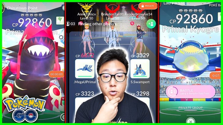 The Toughest Raid Bosses in Pokemon GO, But We Did a Trio on Them!