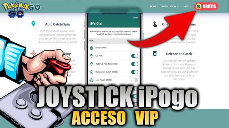 🚨 Como ACTUALIZAR IPOGO Fase VIP Totalmente GRATIS 🚨 – Tener KEY FREE PREMIUM en Joystick Pokemon GO