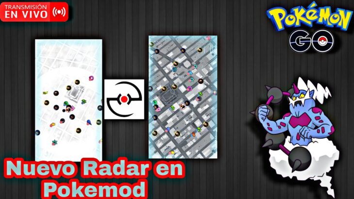 🚨Nuevo Radar en POKEMOD🚨, Aves de Galar, Incursiones THUNDURUS Vamos por el SHINY POKEMON GO