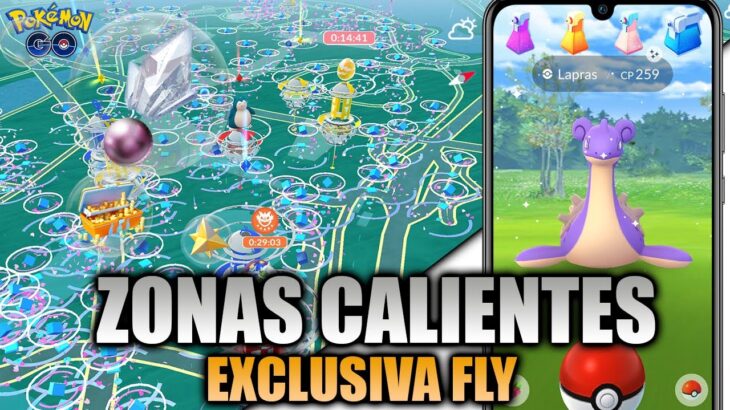 LOS PUNTOS MAS CALIENTES De Pokemon GO #1 ZONAS DONDE NUNCA DEJARAS DE JUGAR con Fly Joystick 2023