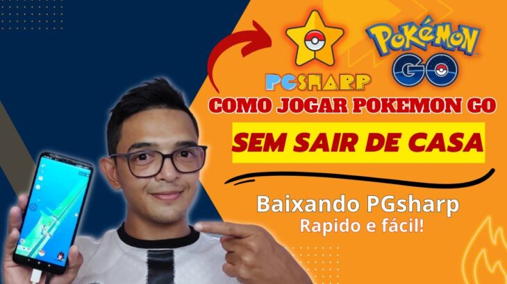 Como Jogar pokemon GO Sem Sair de casa, Baixando pgsharp para jogar pokemon go.