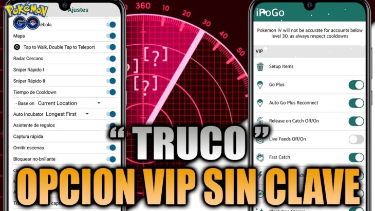 Funcion JOYSTICK PREMIUM SIN CLAVE VIP iPoGo / PGSharp MEJOR TRUCO de Captura Pokemon GO SIN CODIGO