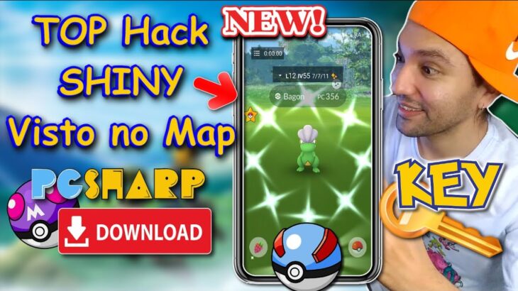 TUTORIAL PGSHARP FUNÇÃO HACK SHINY VISTO NO MAPA TODOS DETALHES KEY POKEMON GO FAKEGPS FUNCIONANDO