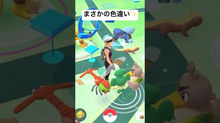 『ポケモンGO』このポケモンの色違い野生で出るんだ✨ #gbl #pokemongo #pokemon #ゲーム #ゲーム実況 #ポケモン #ポケモンgo #色違い #ポケットモンスター