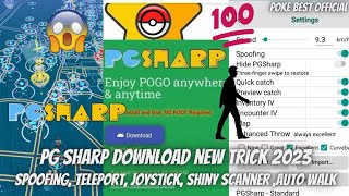 PG Sharp Download New Trick In 2023| Spoofing, Teleport, Joystick, Shiny Scanner, Auto Walk, Pokemon
