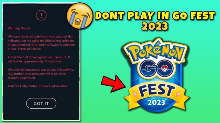 PGSharp Account Banned | I got Banned! Don’t Spoof in Pokemon Go GoFest 2023 | Pgsharp safe or Not?