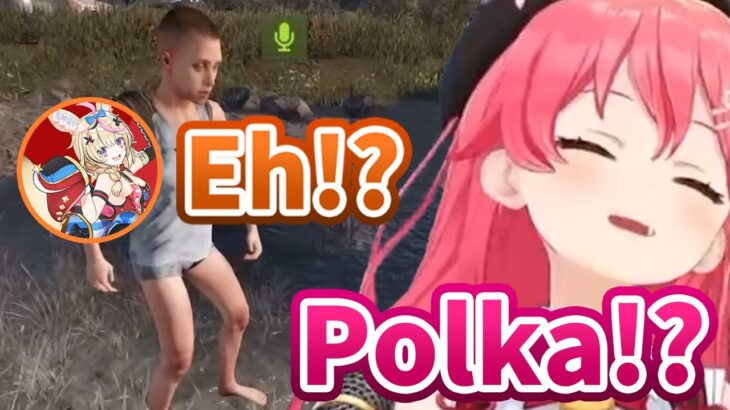 Miko and Fubuki run into Polka in Rust [Hololive/Eng sub]