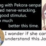 Anya’s impression of interaction with Pekora.