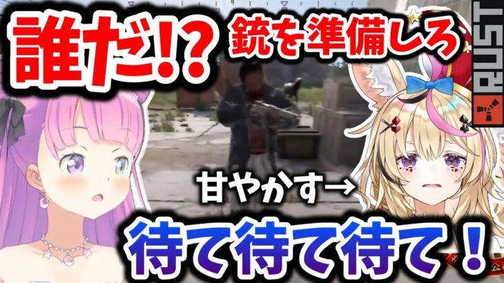 【RUST】ポルカに攻撃的な口調になるも甘やかされるルーナ姫【ホロライブ切り抜き】姫森ルーナ/尾丸ポルカ