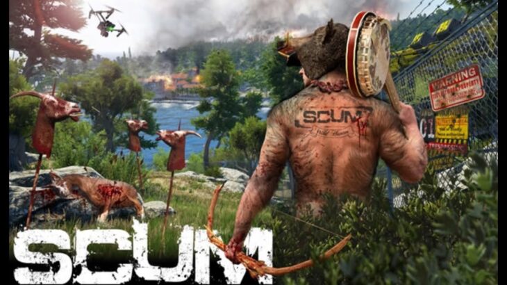 RUST×DayZ！新リアルマイクラ！建築して戦って奪い合う SCUM実況プレイ序章