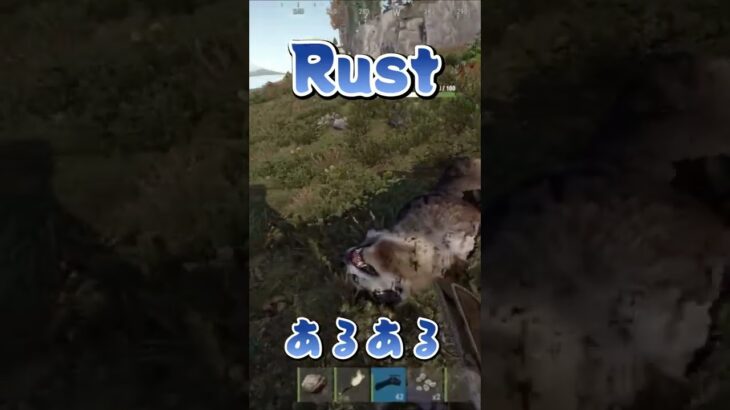 rust あるある アニ鯖 オオカミ を 愛でる #Shorts