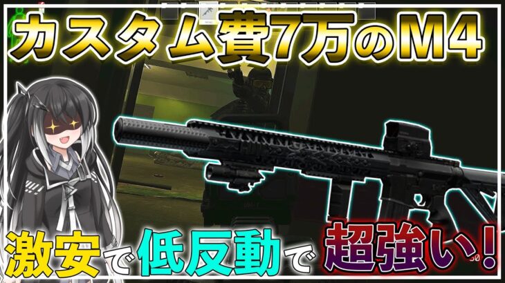 【タルコフ】M4A1 激安7万カスタムで低反動‼コスパ重視M4が結構強いぞ‼【EFT】【ゆっくり実況】