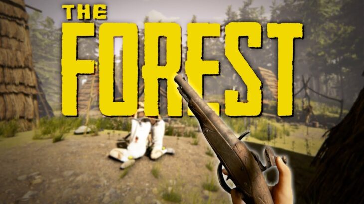 フォレスト最強武器”ロックフリント銃”を作成したら予想外過ぎたwww「The Forest」実況プレイ #13