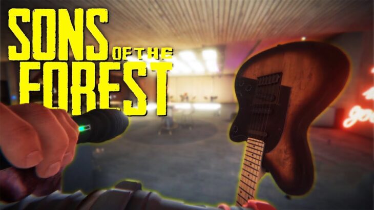 ギターは打撃武器ということがよくわかる食人島サバイバルwww「Sons of the Forest」実況プレイ #11