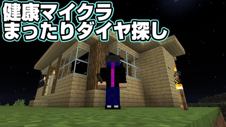 【 #マイクラ健康鯖】まったりダイヤ探し