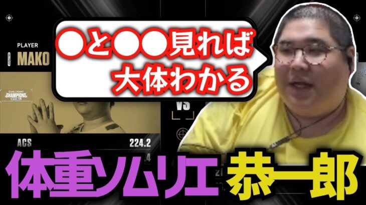 選手の体重をガチ考察する恭一郎 (2022/09/09)