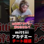 mittiiiアカデミー チート疑惑【VALORANT】【mittiii/みっちー切り抜き】【2023/06/17】#Shorts