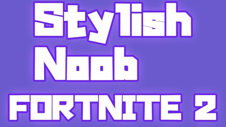 [Fortnite] StylishNoob 2