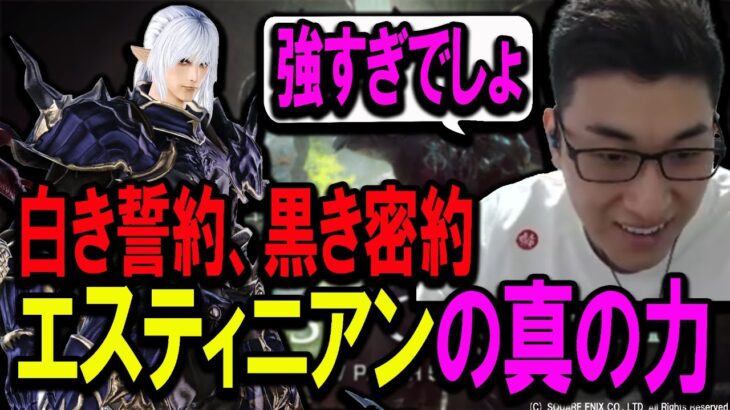 【FF14】エスティニアンを操作した結果、あまりの強さにビビる関さん【関優太/スタヌ/白き誓約、黒き密約/切り抜き】