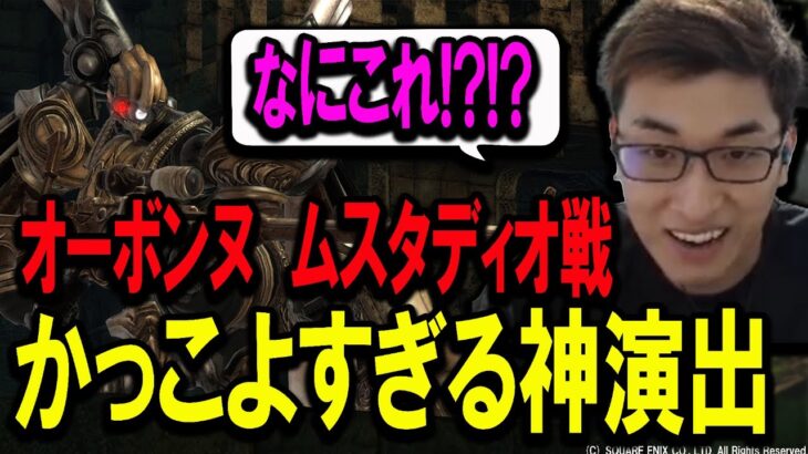 【FF14/楽欲の僧院オーボンヌ】敵になったムスタディオを苦しみながらやっつける関さん、神演出に感動する【Part1/関優太/スタヌ/切り抜き】