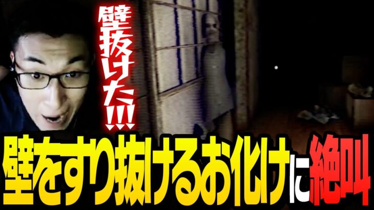 突如壁抜けして来たお化けに大絶叫する関優太【終焉介護】