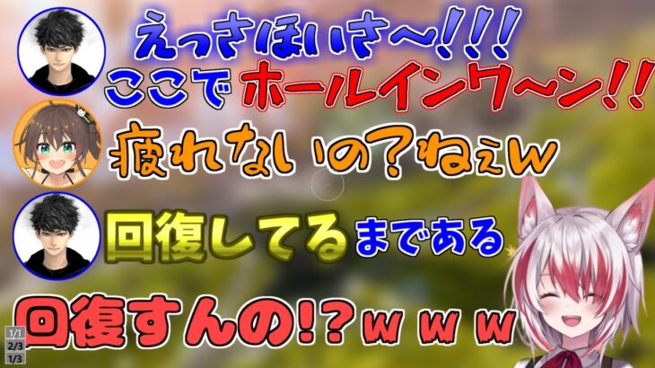 【APEX】まつりちゃんの助っ人として参加するが、ハセシンさんの勢いの良さに大爆笑する秋雪こはく【VEE/秋雪こはく/ハセシン/夏色まつり】